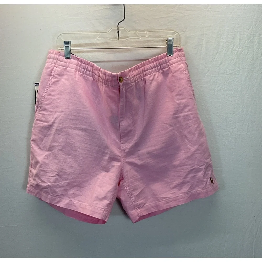 New Polo Ralph Lauren Men's 6-Inch Classic Polo Prepster Shorts Stretch Pink XXL